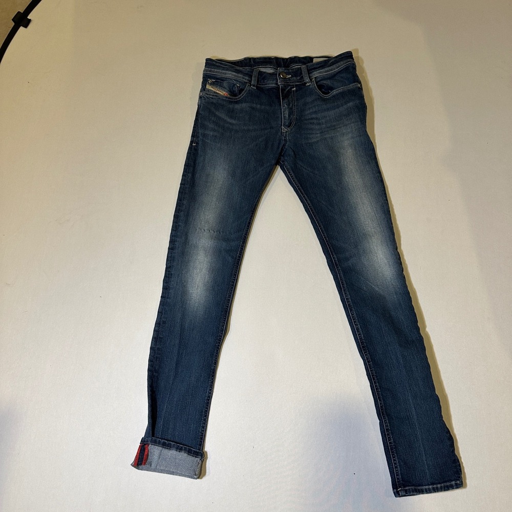 Diesel Skinny Jeans Kids 16Y‎ Blue Sleenker J-N Selvedge Stretch Slim Denim